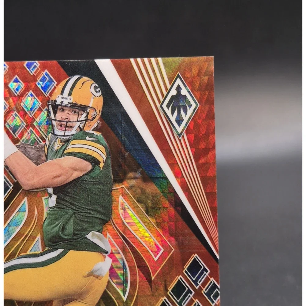 2023 Phoenix Football Christian noWatson #65 Fire Burst /340 Green Bay Packers